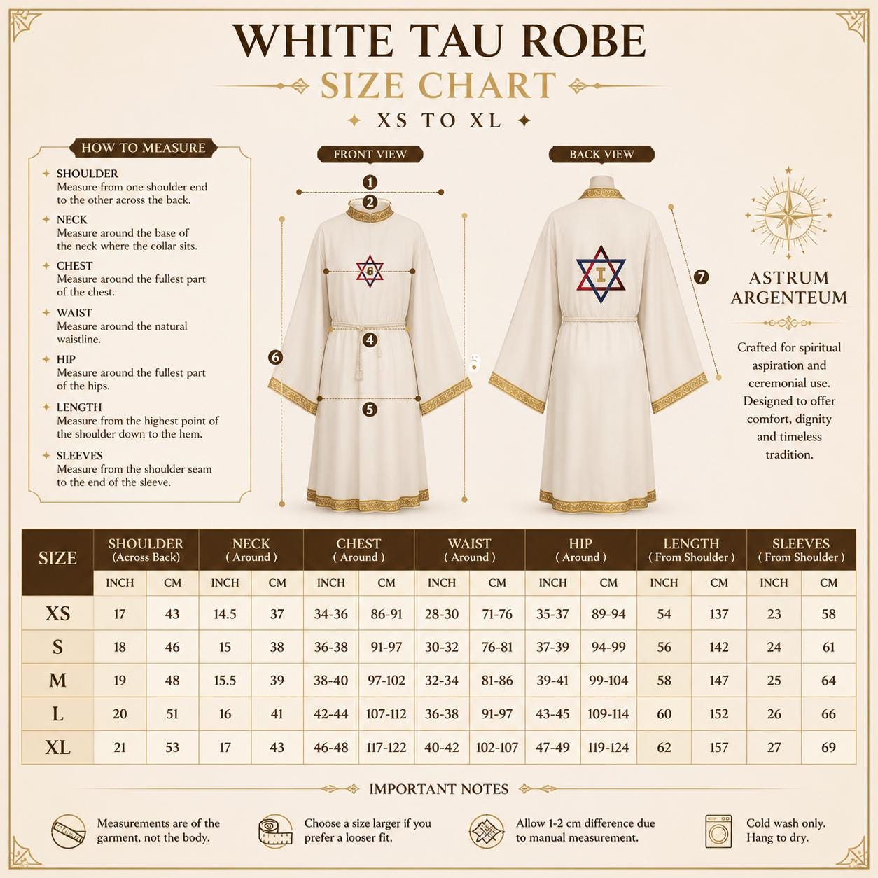 White Hooded Ritual Robe | Minimalist Ceremony Cloak, Wicca Thelema Pagan Spiritual Wear,Magic Robe - image 3
