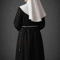 Women's Nun Dress - Custom Black Clergy Cassock, Religious Garment - image 2