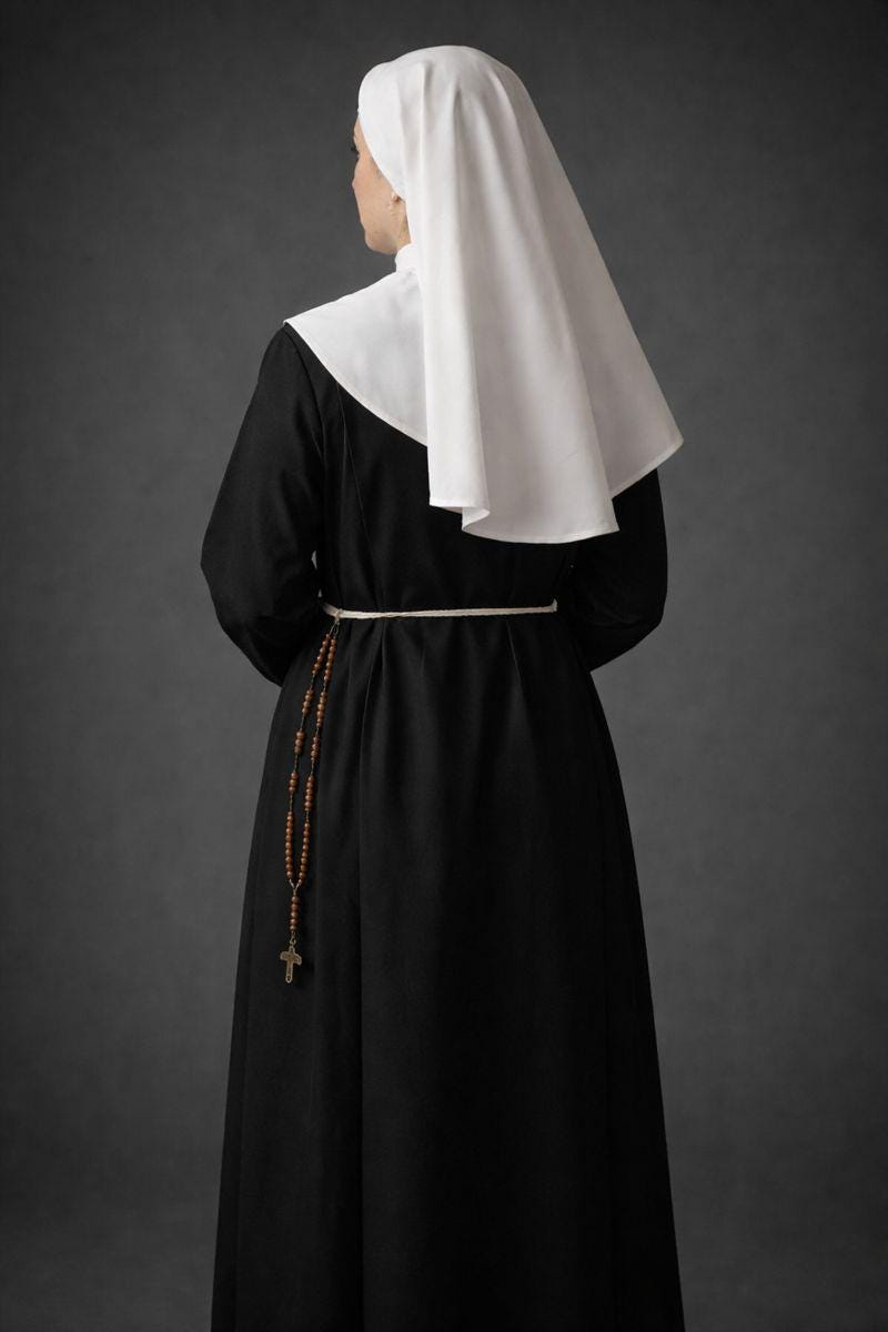 Women's Nun Dress - Custom Black Clergy Cassock, Religious Garment - image 2