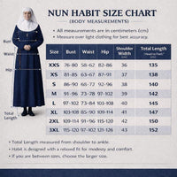 Women's Nun Dress - Custom Black Clergy Cassock, Religious Garment - image 6