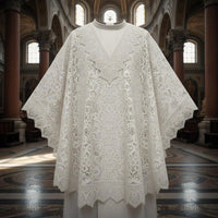 Roman style Lace surplice chasuble vestment Messgewand cotta