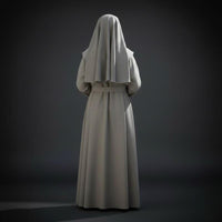 Handmade Nun Habit – Custom Roman Cassock, Liturgical Vestment - image 3