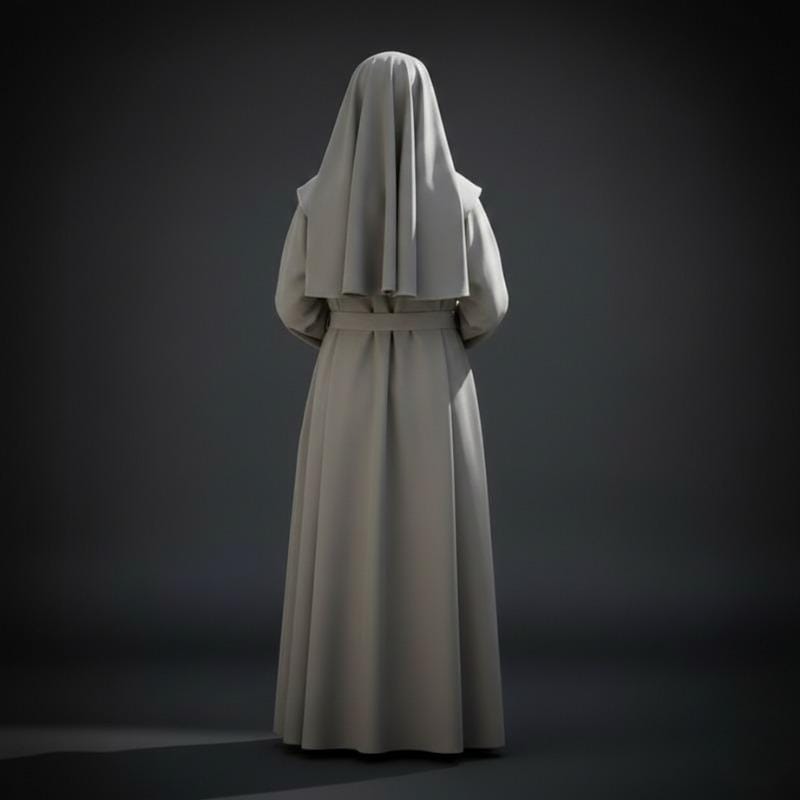 Handmade Nun Dress - Custom Roman Cassock, Liturgical Vestment - image 2