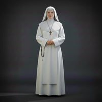 Handmade Nun Dress - Custom Roman Cassock, Liturgical Vestment