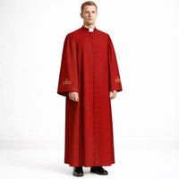 Black Roman Catholic Cassock for Men – Traditional Clergy Priest Robe – Liturgical Church Soutane Vestment - image 9