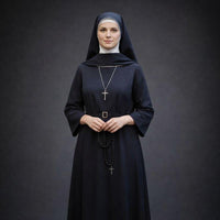 Nun Dress For Women , Adult Nun Outfit , Custom Cassock , religious garment