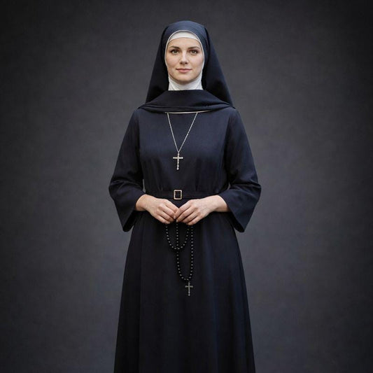 Nun Dress For Women , Adult Nun Outfit , Custom Cassock , religious garment