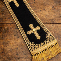 Handwoven Clergy Stole | Fair Trade Priest Sash | Religious Garment & Liturgical Attire | Elegant Pastoral Vestment - image 5