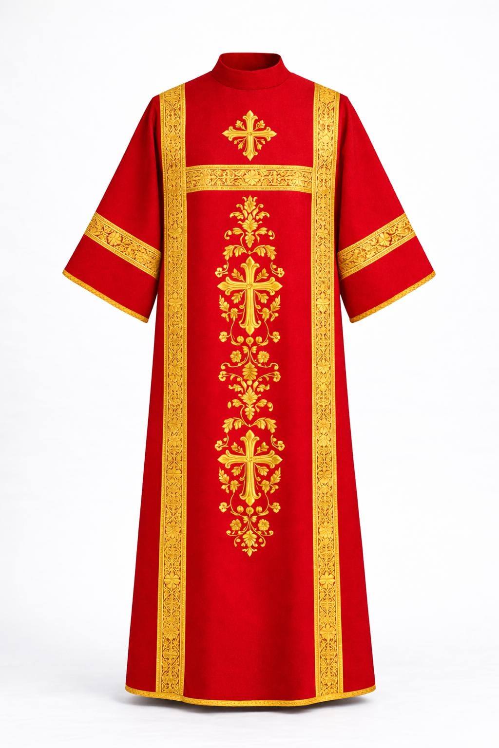 Black and Silver Roman Cassock Soutane | Custom Clergy Robe With cinctur Priest Vestment - image 6