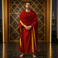 Gold Roman Toga, Greek Republic Style Costume, Themed Events - image 6
