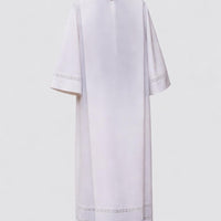 Men's Lace Clergy Alb – Square Neck Liturgical Vestment - image 4