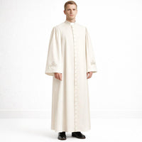 Black Roman Catholic Cassock for Men – Traditional Clergy Priest Robe – Liturgical Church Soutane Vestment - image 7