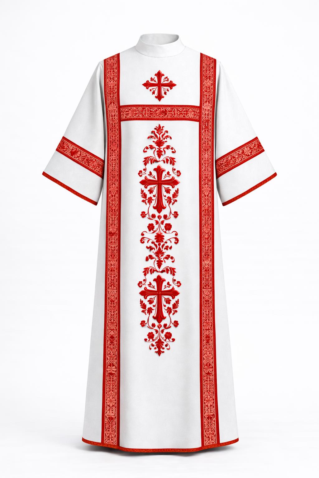 Black and Silver Roman Cassock Soutane | Custom Clergy Robe With cinctur Priest Vestment - image 5