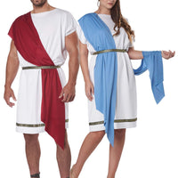 Roman Toga Couple Costume | His Hers Greek God Outfit, Toga Party Dress