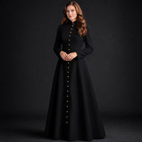 Purple Roman Cassock Soutane | Custom Clergy Robe with Cinctur Priest Vestment