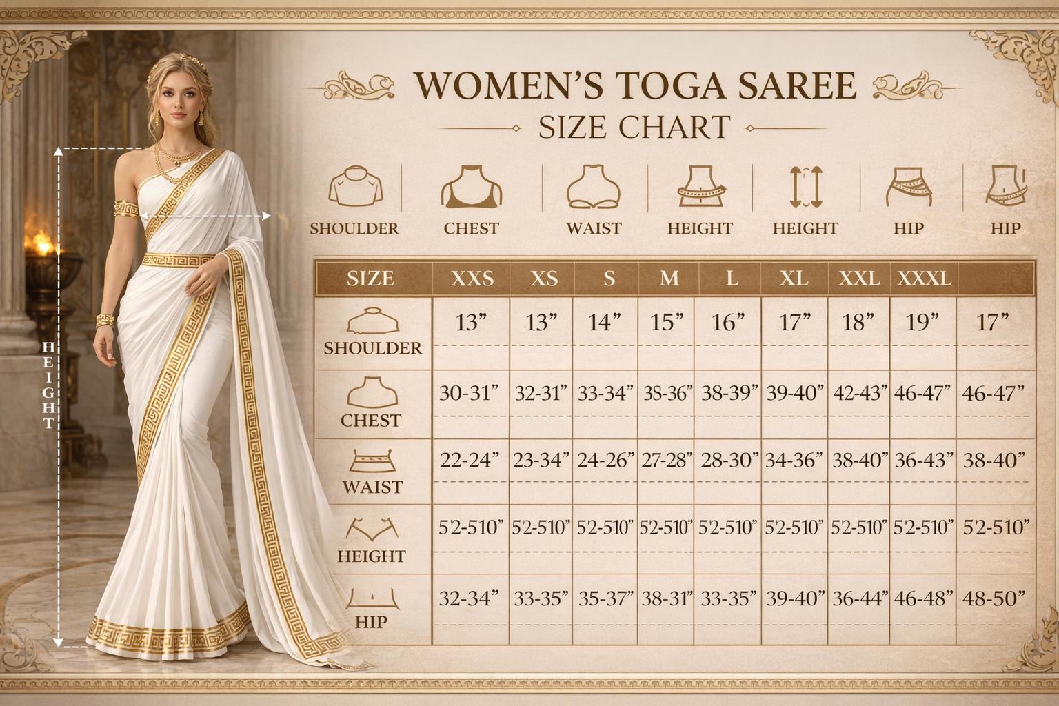 Roman Goddess Saree Costume, Ivory Draped Gown, Sleeveless Toga Outfit, Cosplay Attire - image 7