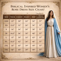 Biblical Inspired Women's Robe Dress | Modest Mary Costume, Medieval Gown,Nun dress - image 3