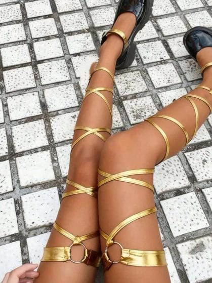 Gold Armor Bracers: Faux Leather Viking Arm Guards for Cosplay - image 2